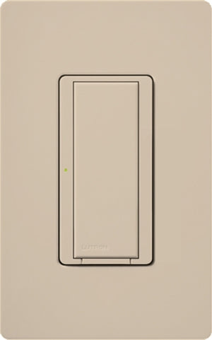 Lutron RRD-8ANS-TP RadioRA 2 120V / 8A Electronic Switch with Neutral Wire in Taupe