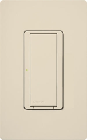 Lutron RRD-8S-DV-LA RadioRA 2 120-277V / 8A Two-Wire Electronic Switch in Light Almond
