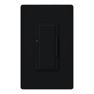 Lutron RRD-F6AN-DV-BL RadioRA 2 120V-277V / 6A Fluorescent / LED Dimmer with Neutral Wire in Black