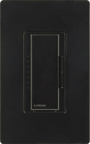 Lutron RRD-PRO-BL 250 W (CFL/LED) or 500 W/VA Incandescent/Halogen/ELV or 400 VA MLV Phase Selectable, Neutral Optional dimmer, Black