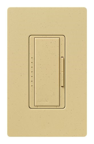 Lutron RRD-PRO-GS 250 W (CFL/LED) or 500 W/VA Incandescent/Halogen/ELV or 400 VA MLV Phase Selectable, Neutral Optional dimmer, Goldstone