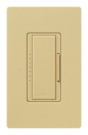 Lutron RRD-PRO-GS 250 W (CFL/LED) or 500 W/VA Incandescent/Halogen/ELV or 400 VA MLV Phase Selectable, Neutral Optional dimmer, Goldstone