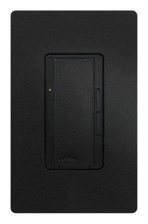 Lutron RRD-PRO-MN 250 W (CFL/LED) or 500 W/VA Incandescent/Halogen/ELV or 400 VA MLV Phase Selectable, Neutral Optional dimmer, Midnight