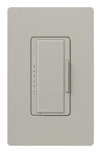 Lutron RRD-PRO-ST 250 W (CFL/LED) or 500 W/VA Incandescent/Halogen/ELV or 400 VA MLV Phase Selectable, Neutral Optional dimmer, Stone