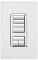 Lutron RRD-W4S-GS RadioRA 2 Wall Mount 4-Button Favorite with Raise/Lower Keypad in Goldstone