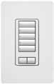 Lutron RRD-W5BRL-IV RadioRA 2 Wall Mount 5-Button with Raise/Lower Keypad in Ivory