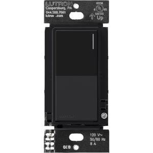 Lutron RRST-8ANS-MN RadioRA 3 Sunnata 8 A Light, 1/4 HP 5.8 A Motor RF Switch in Midnight