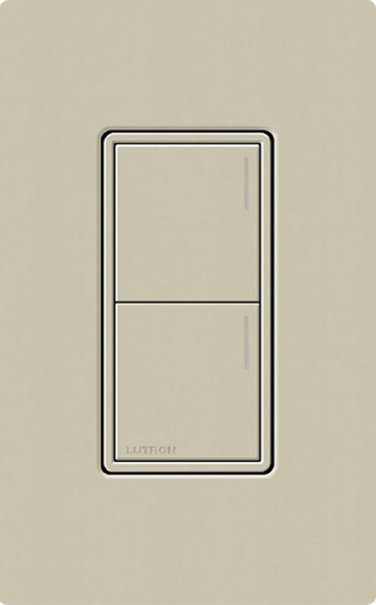 Lutron RRST-HN2B-CY RadioRA 3 Sunnata RF Keypad, 2-Button Hybrid Keypad in Clay