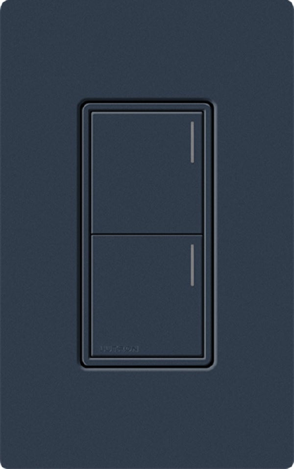 Lutron RRST-HN2B-DE RadioRA 3 Sunnata RF Keypad, 2-Button Hybrid Keypad in Deep Sea