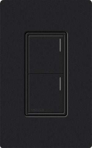 Lutron RRST-HN2B-MN RadioRA 3 Sunnata RF Keypad, 2-Button Hybrid Keypad in Midnight