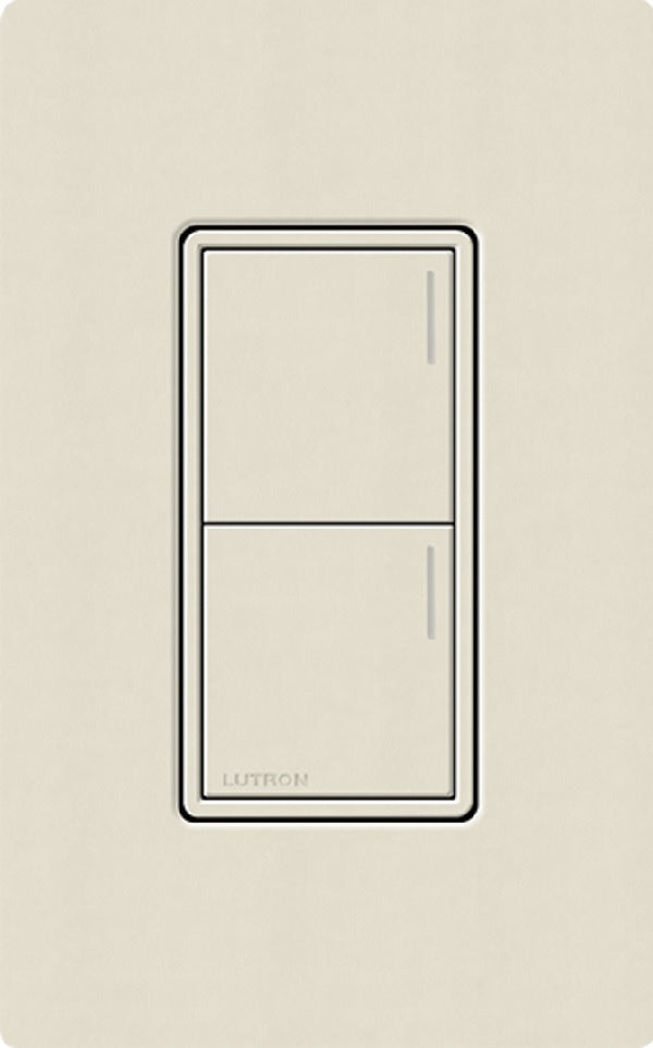 Lutron RRST-HN2B-PM RadioRA 3 Sunnata RF Keypad, 2-Button Hybrid Keypad in Pumice