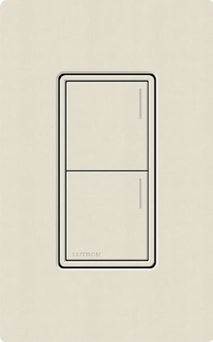 Lutron RRST-HN2B-PM RadioRA 3 Sunnata RF Keypad, 2-Button Hybrid Keypad in Pumice