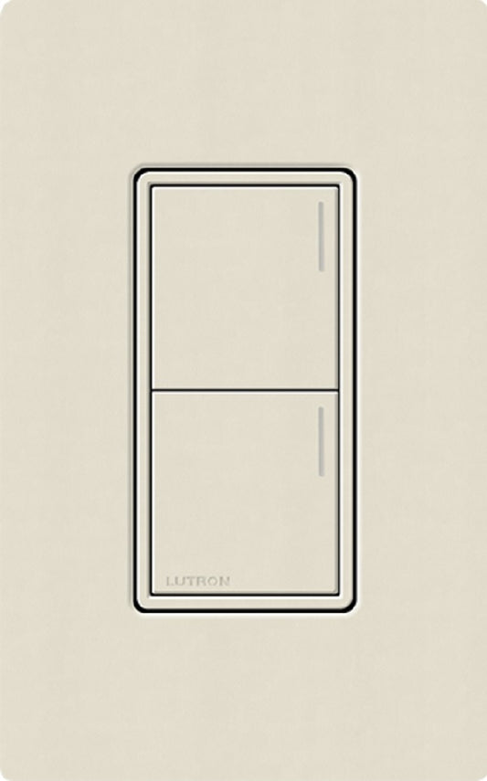 Lutron RRST-HN2B-PM RadioRA 3 Sunnata RF Keypad, 2-Button Hybrid Keypad in Pumice