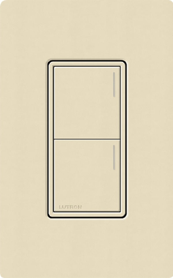 Lutron RRST-HN2B-SD RadioRA 3 Sunnata RF Keypad, 2-Button Hybrid Keypad in Sand