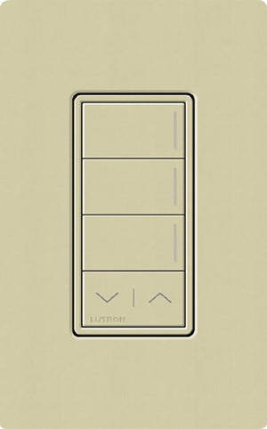 Lutron RRST-HN3RL-SA RadioRA 3 Sunnata RF Keypad, 3-Button with Raise/Lower Hybrid Keypad in Sage