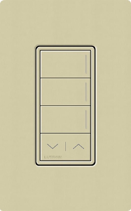 Lutron RRST-HN3RL-SA RadioRA 3 Sunnata RF Keypad, 3-Button with Raise/Lower Hybrid Keypad in Sage