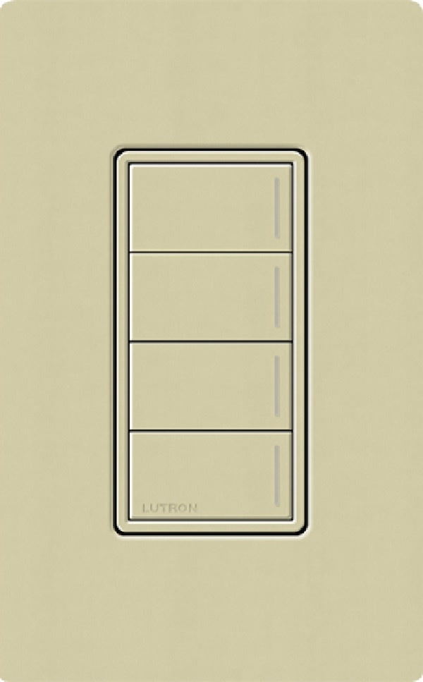 Lutron RRST-HN4B-SA RadioRA 3 Sunnata RF Keypad, 4-Button Hybrid Keypad in Sage