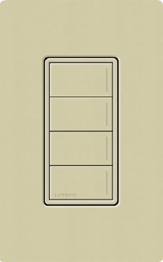 Lutron RRST-HN4B-SA RadioRA 3 Sunnata RF Keypad, 4-Button Hybrid Keypad in Sage