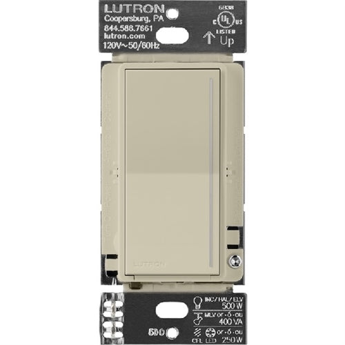 Lutron Sunnata RRST-PRO-N-CY RadioRA 3 PRO LED+ RF Touch Single Pole/ Multi-Location Dimmer in Clay