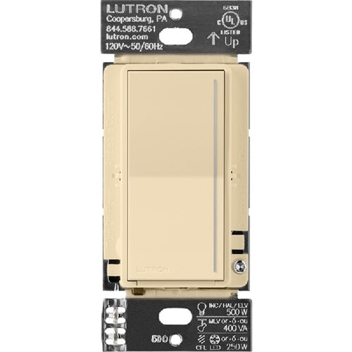 Lutron Sunnata RRST-PRO-N-IV RadioRA 3 PRO LED+ RF Touch Single Pole/ Multi-Location Dimmer in Ivory