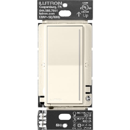 Lutron Sunnata RRST-PRO-N-LA RadioRA 3 PRO LED+ RF Touch Single Pole/ Multi-Location Dimmer in Light Almond