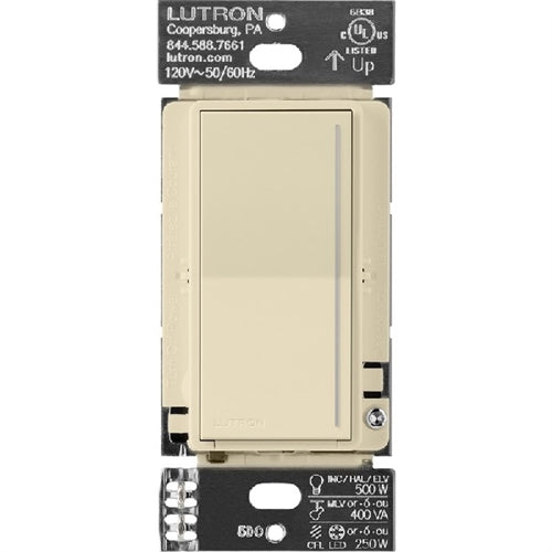 Lutron Sunnata RRST-PRO-N-SD RadioRA 3 PRO LED+ RF Touch Single Pole/ Multi-Location Dimmer in Sand
