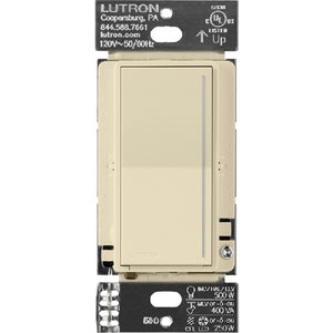 Lutron Sunnata RRST-PRO-N-SD RadioRA 3 PRO LED+ RF Touch Single Pole/ Multi-Location Dimmer in Sand