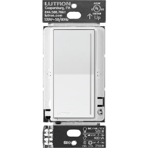 Lutron Sunnata RRST-PRO-N-SW RadioRA 3 PRO LED+ RF Touch Single Pole/ Multi-Location Dimmer in Snow White