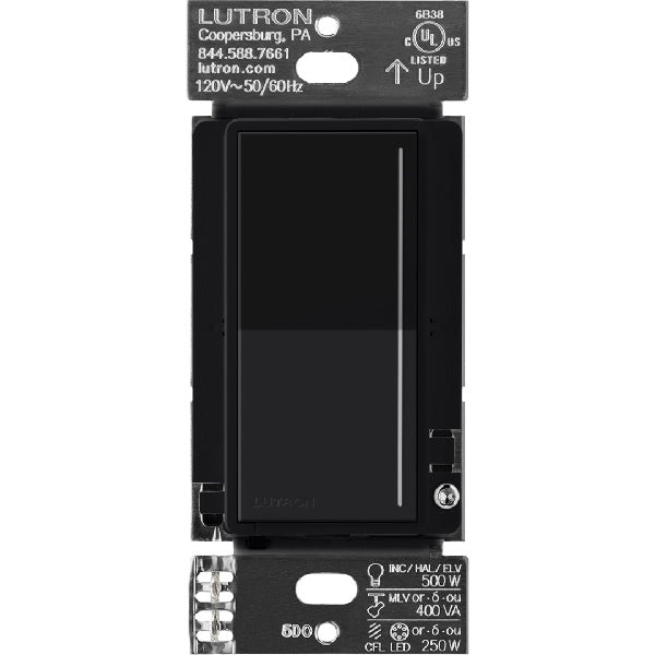 Lutron RRST-RD-BL RadioRA 3 Sunnata PRO LED+ RF Touch Companion Dimmer in Black