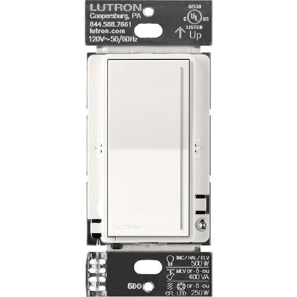 Lutron RRST-RD-BW RadioRA 3 Sunnata PRO LED+ RF Touch Companion Dimmer in Brilliant White