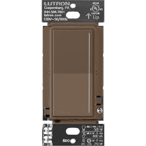 Lutron RRST-RD-EP RadioRA 3 Sunnata PRO LED+ RF Touch Companion Dimmer in Espresso