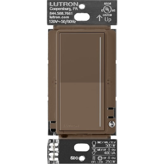 Lutron RRST-RD-EP RadioRA 3 Sunnata PRO LED+ RF Touch Companion Dimmer in Espresso