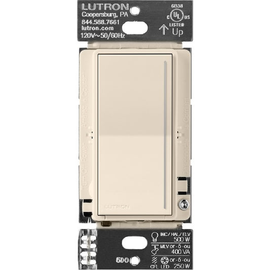 Lutron RRST-RD-LA RadioRA 3 Sunnata PRO LED+ RF Touch Companion Dimmer in Light Almond
