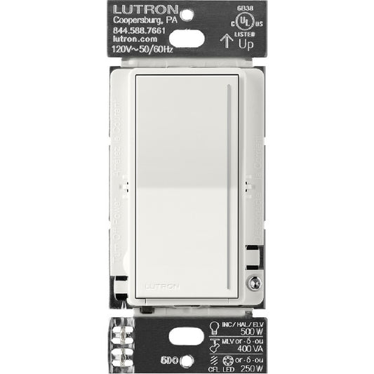 Lutron RRST-RD-RW RadioRA 3 Sunnata PRO LED+ RF Touch Companion Dimmer in Architectural White