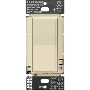 Lutron RRST-RD-SD RadioRA 3 Sunnata PRO LED+ RF Touch Companion Dimmer in Sand