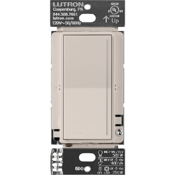 Lutron RRST-RD-TP RadioRA 3 Sunnata PRO LED+ RF Touch Companion Dimmer in Taupe