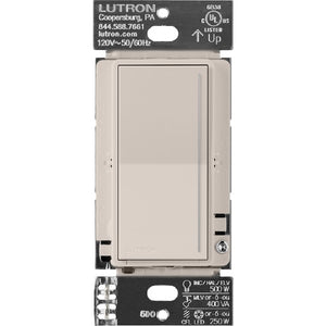 Lutron RRST-RD-TP RadioRA 3 Sunnata PRO LED+ RF Touch Companion Dimmer in Taupe