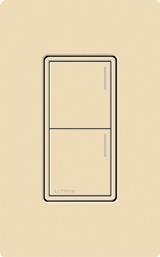 Lutron RRST-W2B-IV RadioRA 3 Sunnata RF Keypad, 2-Button Keypad  in Ivory