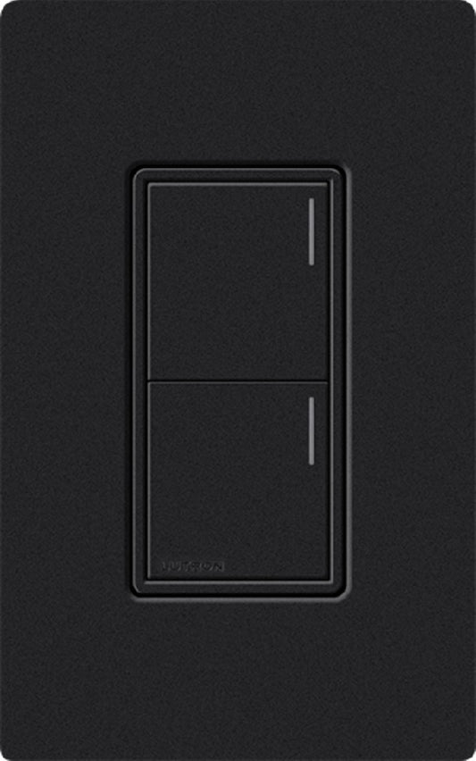 Lutron RRST-W2B-MN RadioRA 3 Sunnata RF Keypad, 2-Button Keypad  in Midnight