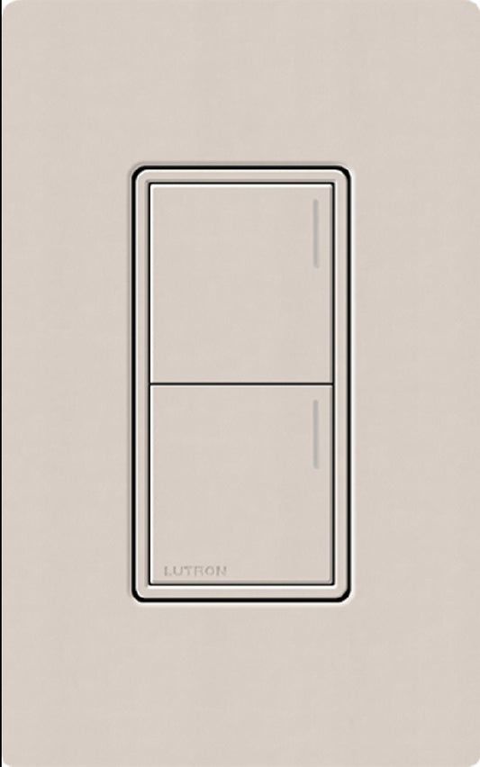 Lutron RRST-W2B-TP RadioRA 3 Sunnata RF Keypad, 2-Button Keypad  in Taupe