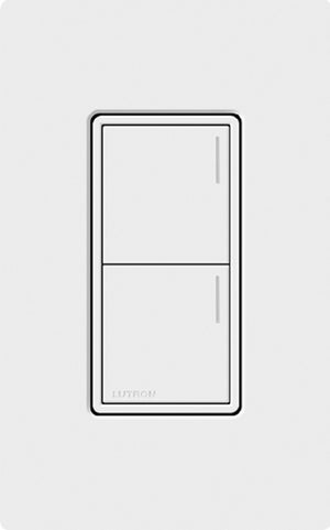 Lutron RRST-W2B-WH RadioRA 3 Sunnata RF Keypad, 2-Button Keypad  in White