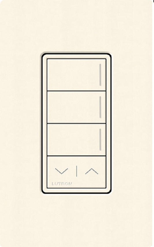 Lutron RRST-W3RL-BI RadioRA 3 Sunnata RF Keypad, 3-Button with Raise/Lower Keypad  in Biscuit