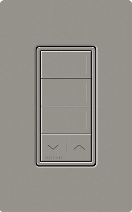 Lutron RRST-W3RL-CS RadioRA 3 Sunnata RF Keypad, 3-Button with Raise/Lower Keypad in Cobblestone