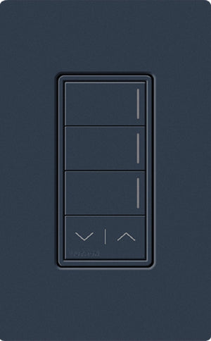 Lutron RRST-W3RL-DE RadioRA 3 Sunnata RF Keypad, 3-Button with Raise/Lower Keypad in Deep Sea