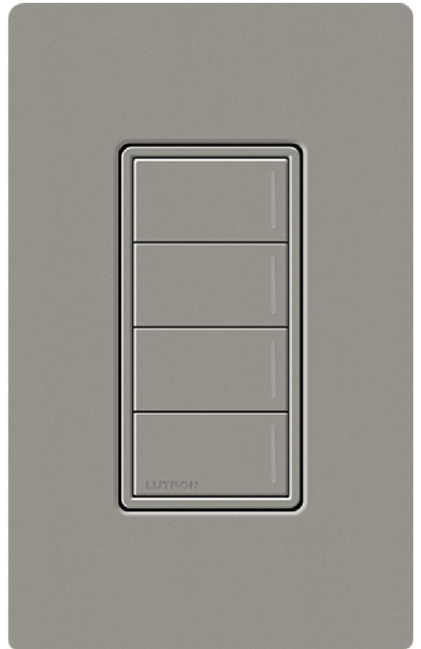 Lutron RRST-W4B-CS RadioRA 3 Sunnata RF Keypad, 4-Button Keypad in Cobblestone