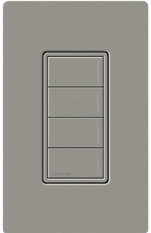Lutron RRST-W4B-CS RadioRA 3 Sunnata RF Keypad, 4-Button Keypad in Cobblestone
