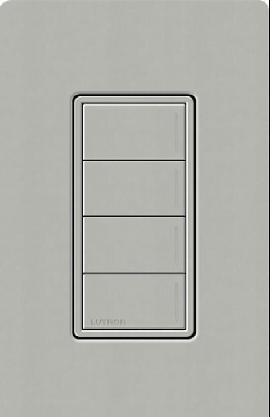 Lutron RRST-W4B-PB RadioRA 3 Sunnata RF Keypad, 4-Button Keypad in Pebble