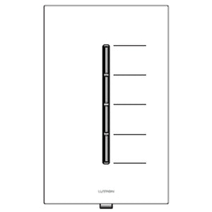 Lutron RRT-GH4B Grafik T 4 buttons Hybrid keypad for Lutron Radio RA2 system in White