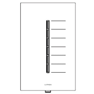 Lutron RRT-GH6B Grafik T 6 buttons Hybrid keypad for Lutron Radio RA2 system in White