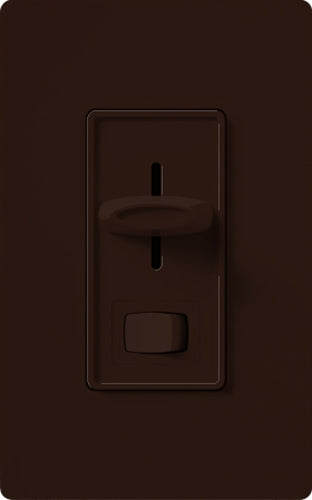 Lutron S-600PH-BR Skylark 600W Incandescent / Halogen Single Pole Preset Dimmer in Brown